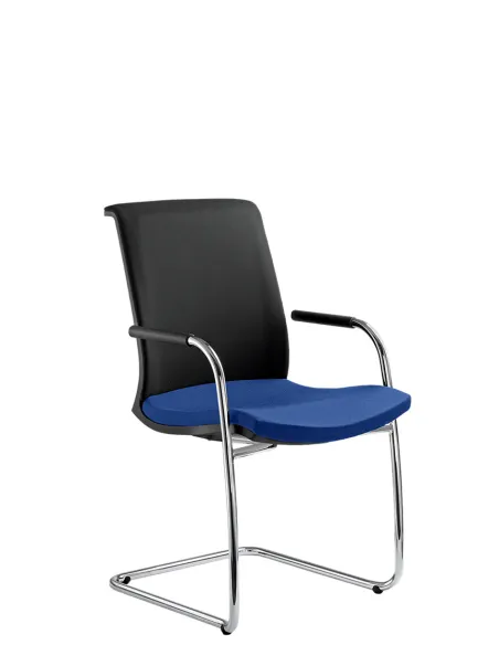 Кресло LD SEATING LYRA NET 204-Z-N4 для посетителей, на полозьях | Kreslalux