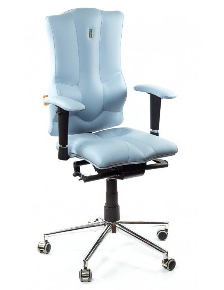 Кресло для оператора, ортопедическое Kulik-System Elegance голубое