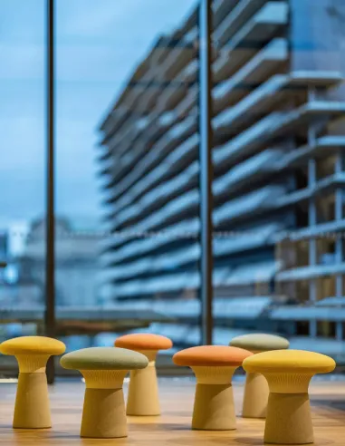 Кресло-пуф LD SEATING FUNGHI FU-50/50-N2 для посетителей - цена Киев, Днепр, Одесса, Львов, Харьков