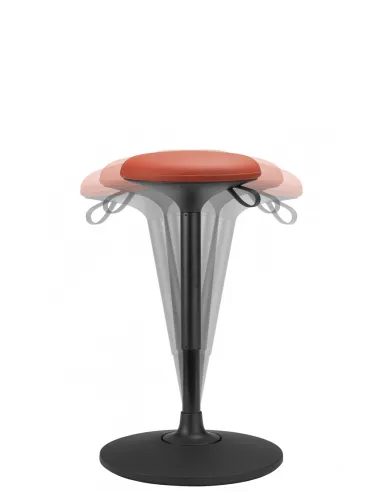 Балансирующее кресло LD SEATING PIN H730 для посетителей, с высоким газлифтом - цена Киев, Днепр, Одесса, Львов, Харьков