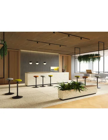 Балансирующее кресло LD SEATING PIN H850 для посетителей, с высоким газлифтом - цена Киев, Днепр, Одесса, Львов, Харьков