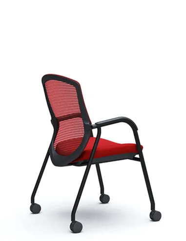 Кресло Okamura Contessa Guest chair Black для посетителей на ножках - цена Киев, Днепр, Одесса, Львов, Харьков