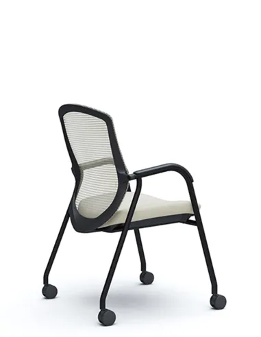 Кресло Okamura Contessa Guest chair Black для посетителей на ножках - цена Киев, Днепр, Одесса, Львов, Харьков