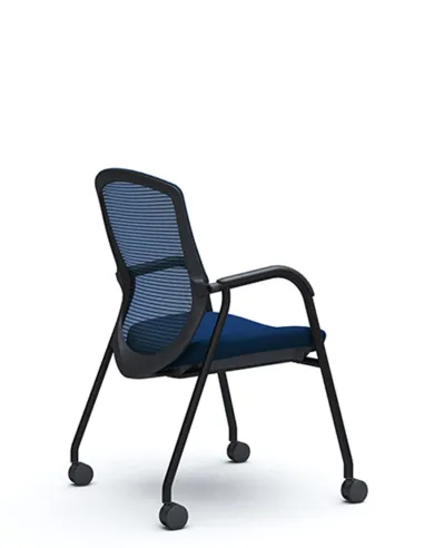 Кресло Okamura Contessa Guest chair Black для посетителей на ножках - цена Киев, Днепр, Одесса, Львов, Харьков