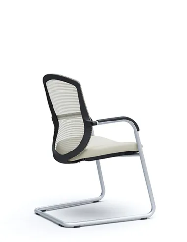 Крісло Okamura Contessa Guest chair Silver для відвідувачів, на полозах - ціна Київ, Дніпро, Одеса, Львів, Харків