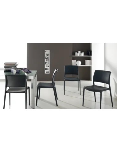 Стул PEDRALI ARA 310 черный - купить Киев, Днепр, Одесса, Львов, Харьков