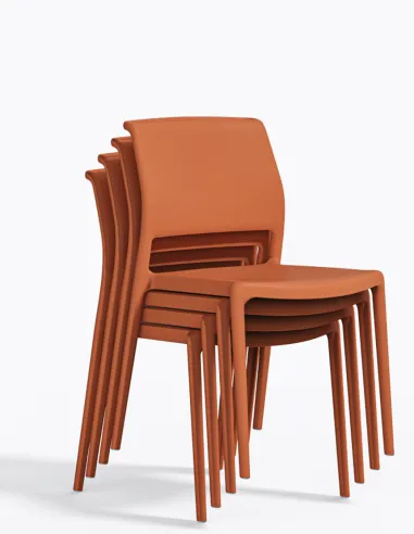 Стул PEDRALI ARA 310 оранжевый - купить Киев, Днепр, Одесса, Львов, Харьков