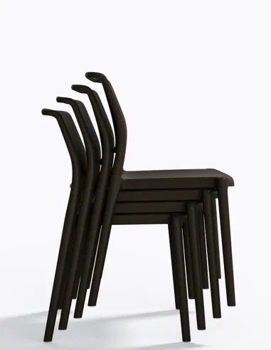 Стул PEDRALI ARA 310 коричневый - купить Киев, Днепр, Одесса, Львов, Харьков