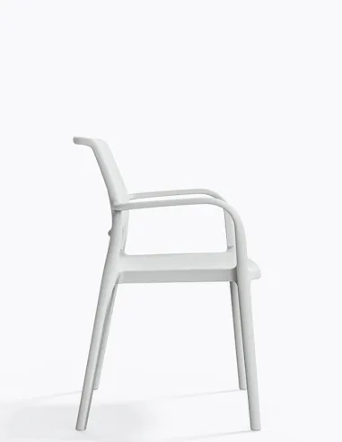 Стул PEDRALI ARA 315 белый, с подлокотниками - купить Киев, Днепр, Одесса, Львов, Харьков