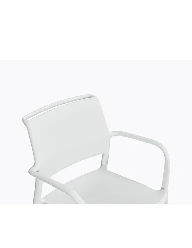 Стул PEDRALI ARA 315 белый, с подлокотниками - купить Киев, Днепр, Одесса, Львов, Харьков