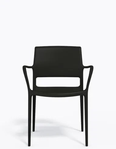 Стул PEDRALI ARA 315 черный, с подлокотниками - купить Киев, Днепр, Одесса, Львов, Харьков