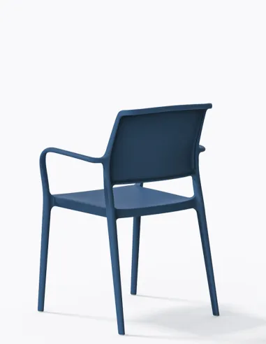 Стул PEDRALI ARA 315 синий, с подлокотниками - купить Киев, Днепр, Одесса, Львов, Харьков