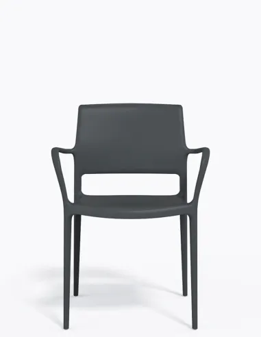 Стул PEDRALI ARA 315 темно-серый, с подлокотниками - купить Киев, Днепр, Одесса, Львов, Харьков