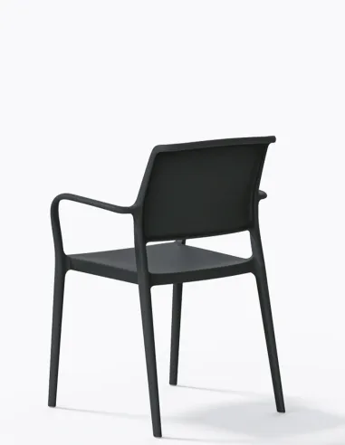 Стул PEDRALI ARA 315 темно-серый, с подлокотниками - купить Киев, Днепр, Одесса, Львов, Харьков