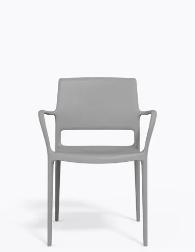 Стул PEDRALI ARA 315 серый, с подлокотниками - купить Киев, Днепр, Одесса, Львов, Харьков