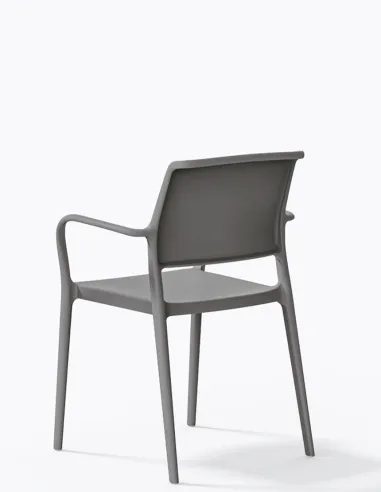 Стул PEDRALI ARA 315 серый, с подлокотниками - купить Киев, Днепр, Одесса, Львов, Харьков