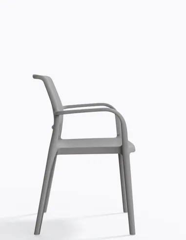 Стул PEDRALI ARA 315 серый, с подлокотниками - купить Киев, Днепр, Одесса, Львов, Харьков