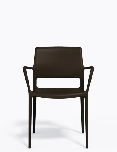 Стул PEDRALI ARA 315 коричневый, с подлокотниками - купить Киев, Днепр, Одесса, Львов, Харьков