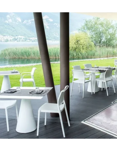 Стул PEDRALI ARA 316 серый, с подлокотниками - купить Киев, Днепр, Одесса, Львов, Харьков