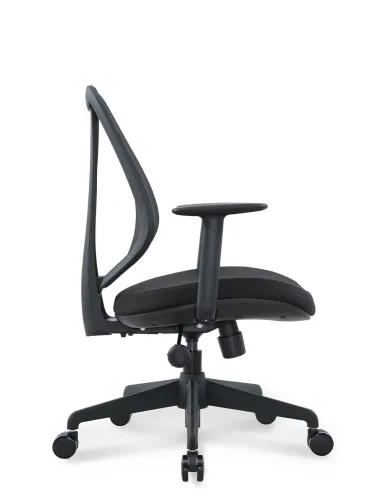 Крісло KRESLALUX MOIRA BLACK для оператора - купити Київ, Дніпро, Одеса, Львів, Харків