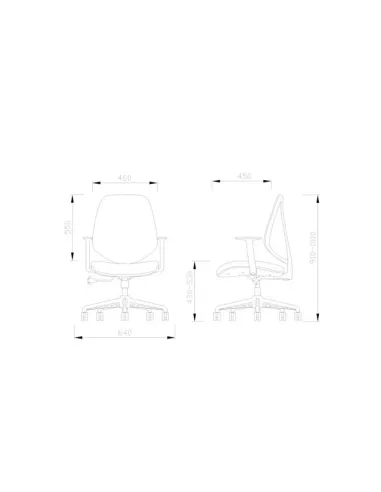 Крісло KRESLALUX MOIRA BLACK для оператора - купити Київ, Дніпро, Одеса, Львів, Харків