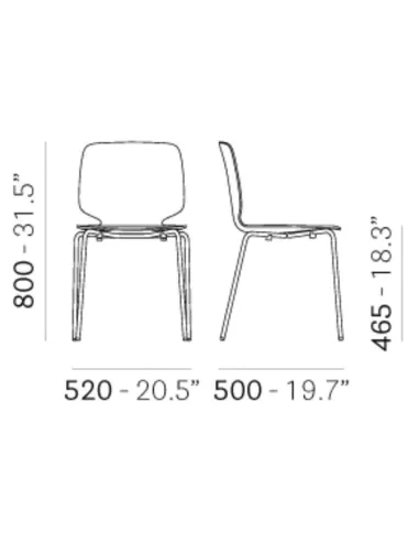 Стул PEDRALI BABILA 2730 черный - купить Киев, Днепр, Одесса, Львов, Харьков