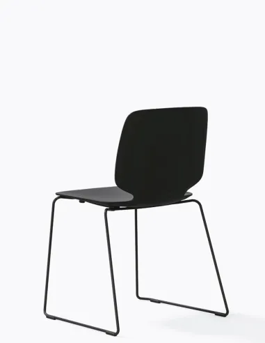 Стул PEDRALI BABILA 2740 BLACK на полозьях - купить Киев, Днепр, Одесса, Львов, Харьков