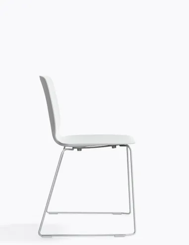 Стул PEDRALI BABILA 2740 WHITE на полозьях - купить Киев, Днепр, Одесса, Львов, Харьков