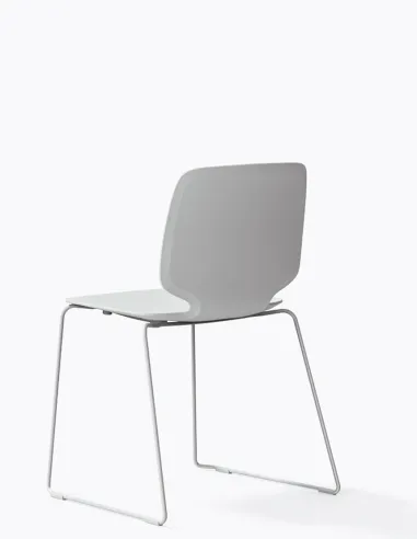 Стул PEDRALI BABILA 2740 WHITE на полозьях - купить Киев, Днепр, Одесса, Львов, Харьков