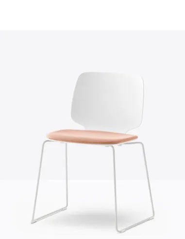 Стул PEDRALI BABILA 2740-A для посетителей, на полозьях