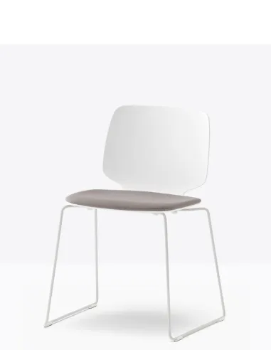 Стул PEDRALI BABILA 2740-A для посетителей, на полозьях