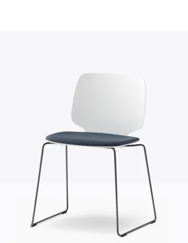 Стул PEDRALI BABILA 2740-A для посетителей, на полозьях