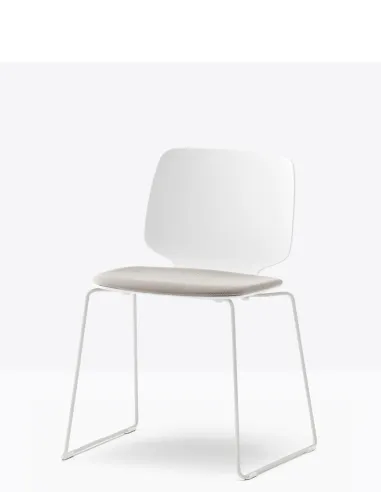 Стул PEDRALI BABILA 2740-A для посетителей, на полозьях