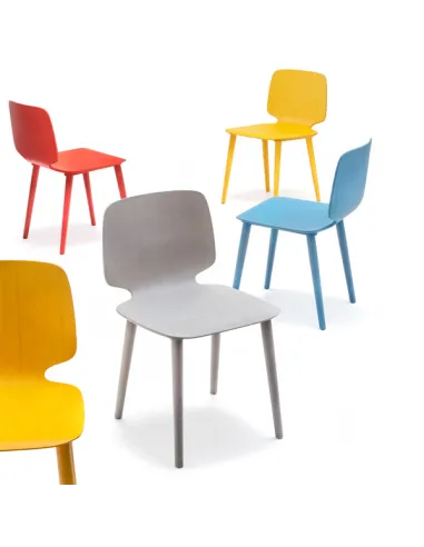 Стул PEDRALI BABILA 2700 желтый - купить Киев, Днепр, Одесса, Львов, Харьков