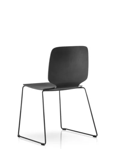 Стул PEDRALI BABILA 2720 BLACK на полозьях - купить Киев, Днепр, Одесса, Львов, Харьков
