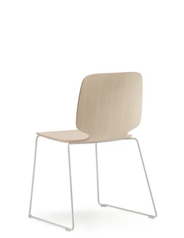 Стул PEDRALI BABILA 2720 натуральный ясень, на полозьях - купить Киев, Днепр, Одесса, Львов, Харьков