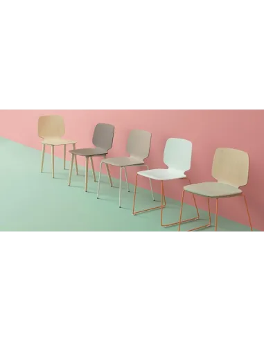 Стул PEDRALI BABILA 2720-A для посетителей, на полозьях - купить Киев, Днепр, Одесса, Львов, Харьков