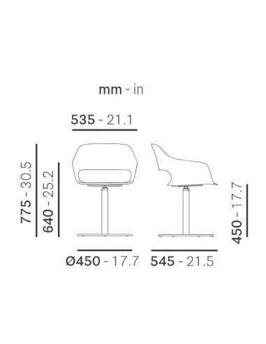 Стул PEDRALI BABILA 2766 - купить Киев, Днепр, Одесса, Львов, Харьков
