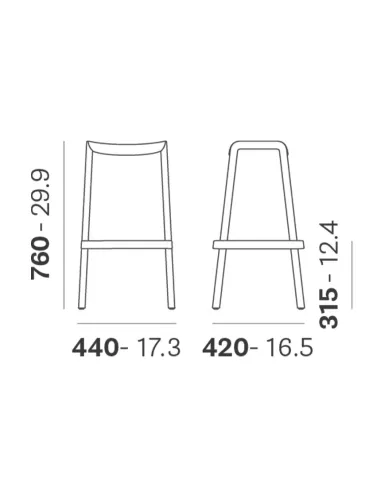 Стул PEDRALI DOME 268 - купить Киев, Днепр, Одесса, Львов, Харьков