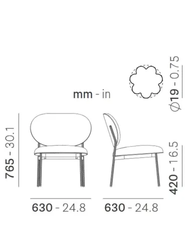 Стул PEDRALI BLUME 2951 - купить Киев, Днепр, Одесса, Львов, Харьков