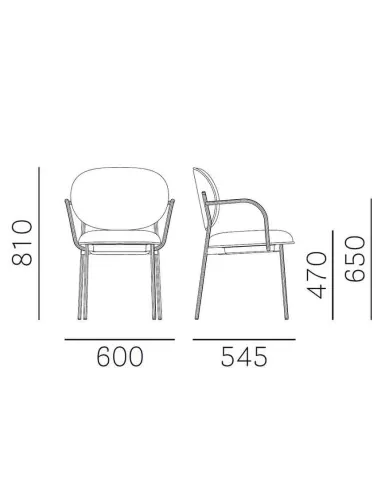 Стул PEDRALI BLUME 2955 - купить Киев, Днепр, Одесса, Львов, Харьков
