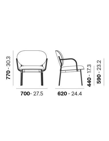 Стілець PEDRALI BLUME 2959 - купити Київ, Дніпро, Одеса, Львів, Харків