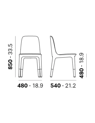 Стул PEDRALI ESTER 691- купить Киев, Днепр, Одесса, Львов, Харьков
