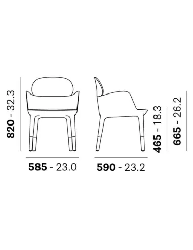 Стул PEDRALI ESTER 690 - купить Киев, Днепр, Одесса, Львов, Харьков
