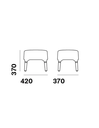 Пуф PEDRALI ESTER 693 - купить Киев, Днепр, Одесса, Львов, Харьков