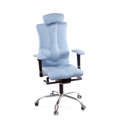 Кресло для оператора, ортопедическое Kulik System Elegance голубое 
