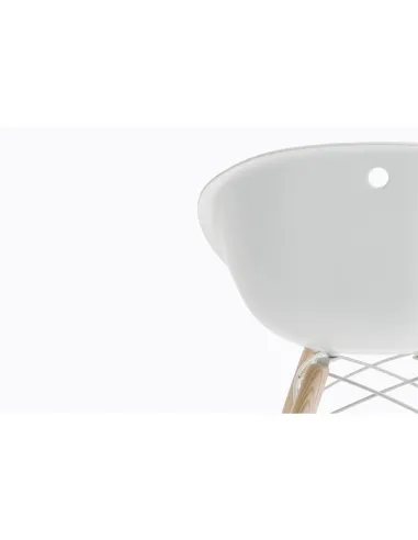 Стул PEDRALI GLISS WOOD 904 белый - купить Киев, Днепр, Одесса, Львов, Харьков