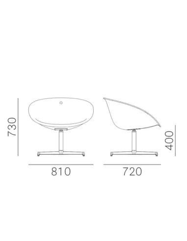 Стул PEDRALI GLISS 360 - купить Киев, Днепр, Одесса, Львов, Харьков