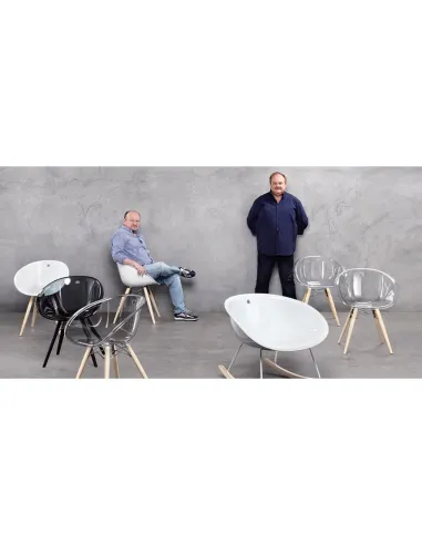 Кресло-качалка PEDRALI GLISS SWING 350/3 - купить Киев, Днепр, Одесса, Львов, Харьков