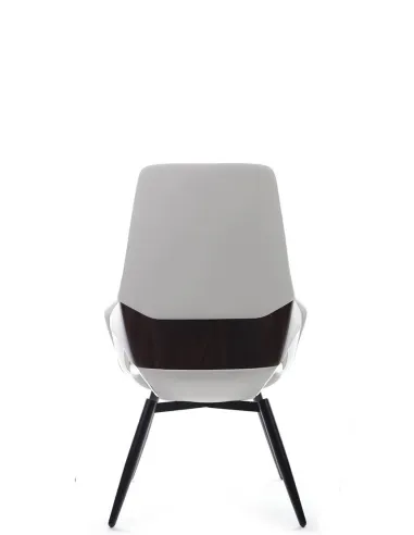 Кресло FK005-C для посетителя, кожаное, белое - купить Киев, Днепр, Одесса, Львов, Харьков